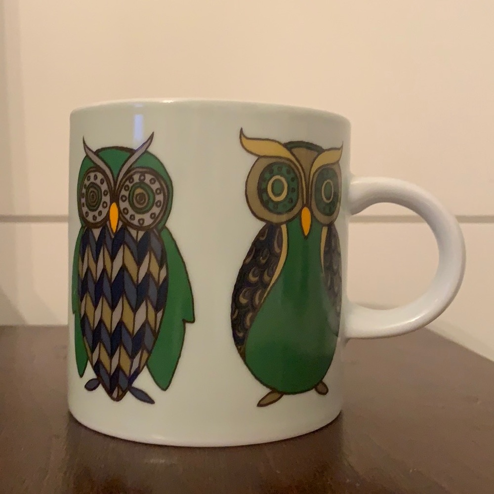 Retro owl mug by Danica